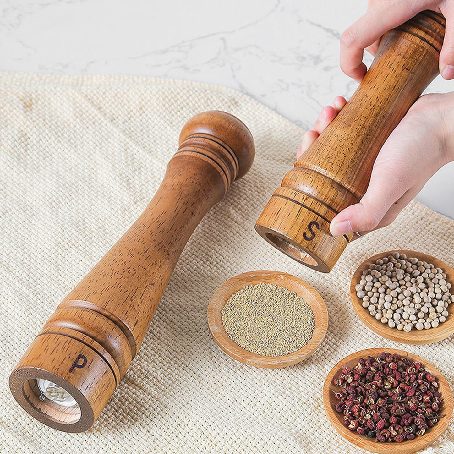 Wooden Salt & Pepper Grinder