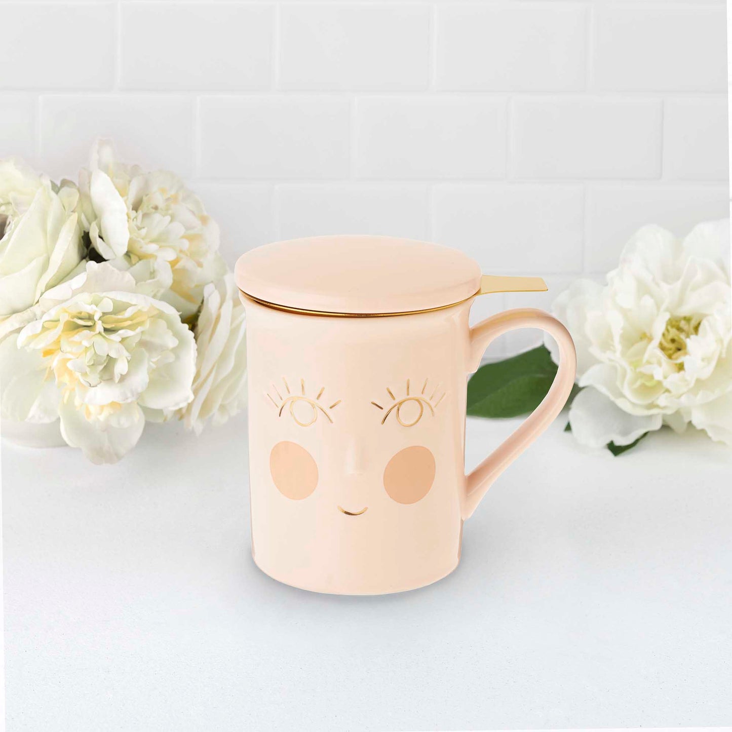 Annette™ Ceramic Tea Mug & Infuser
