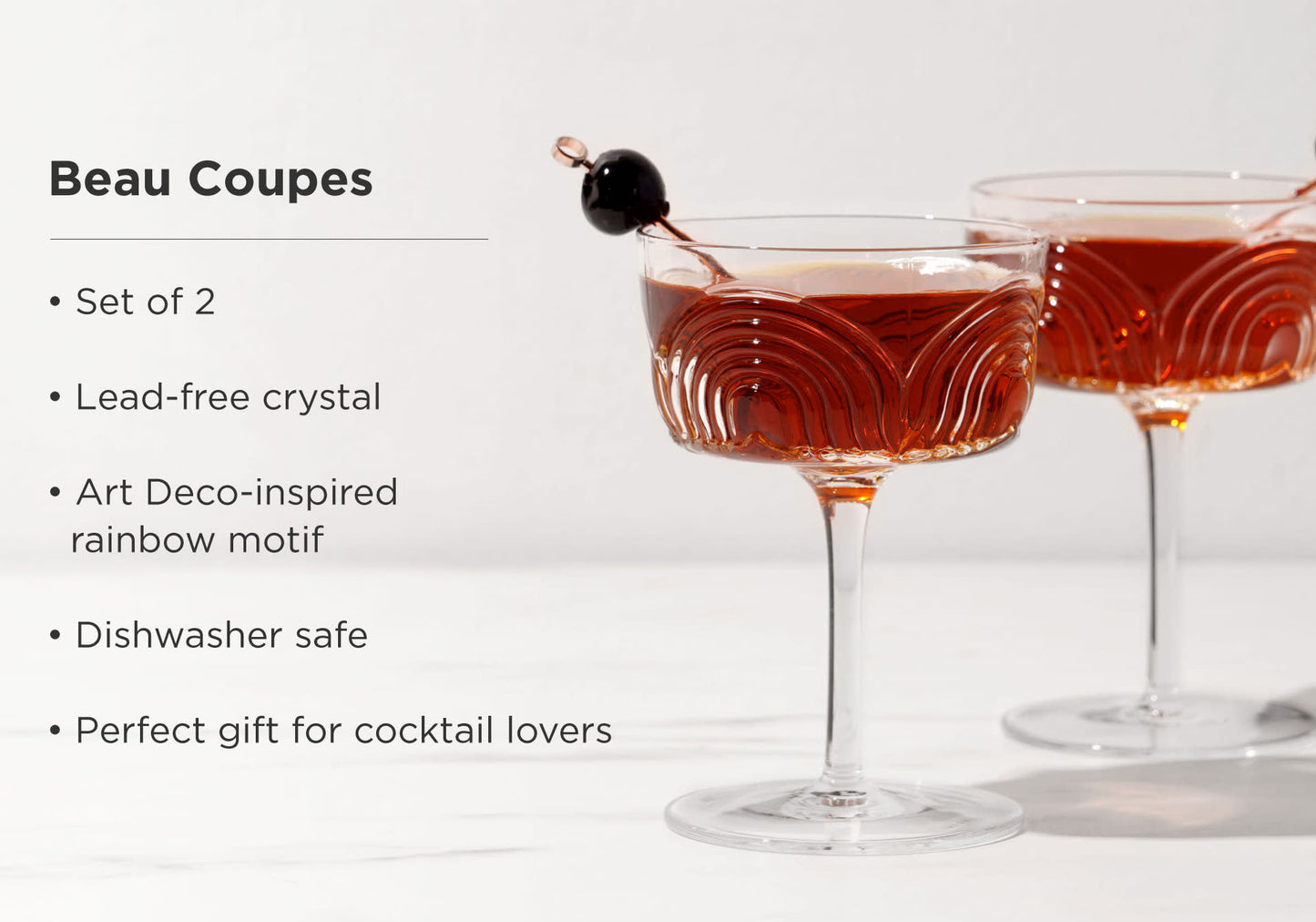 Beau Crystal Coupes