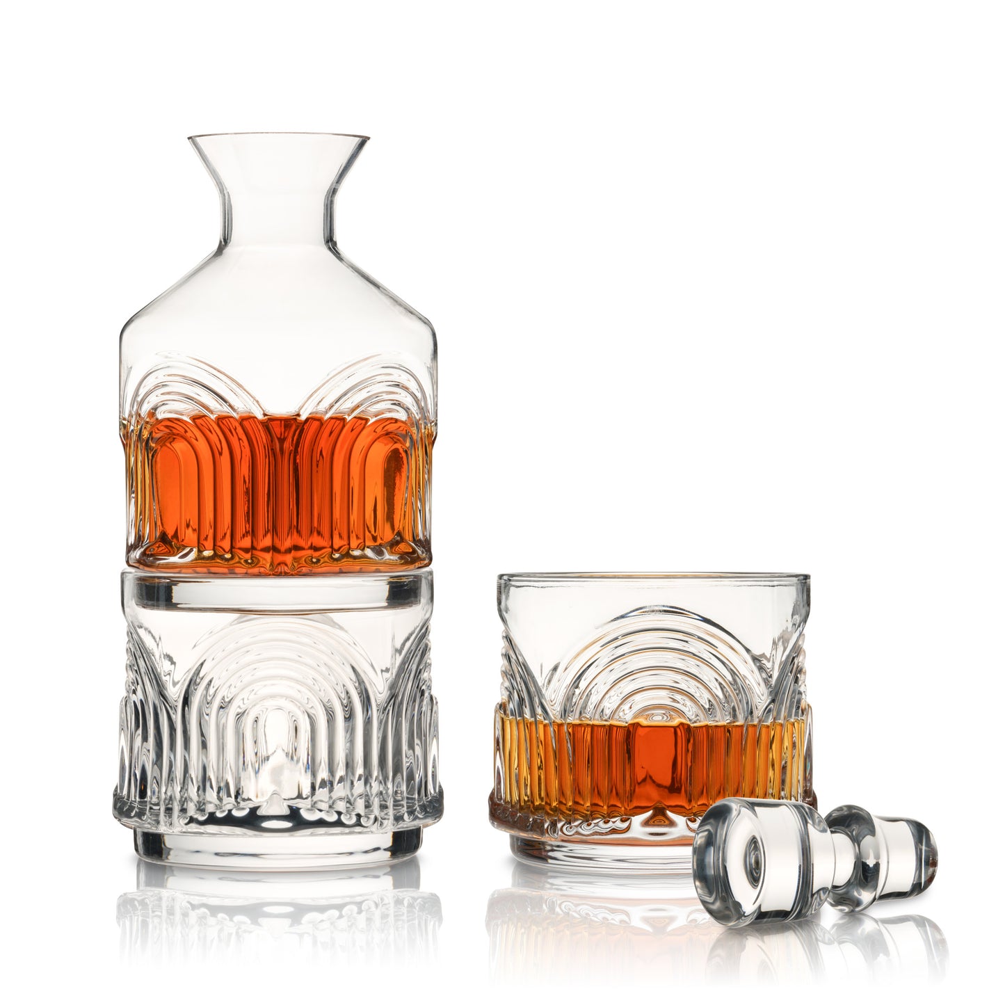 Beau Stacking Decanter Set