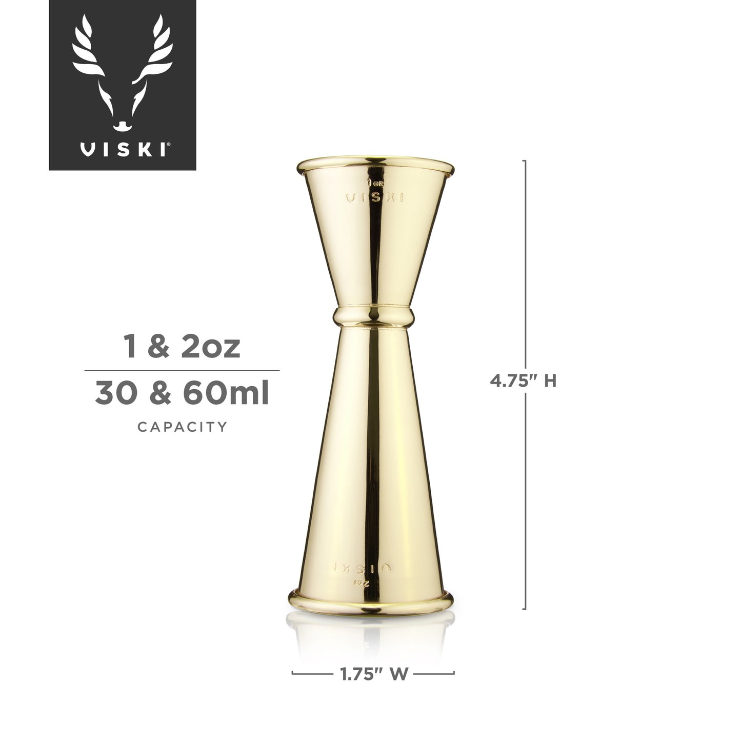Belmont Large Makoto Jigger in Gold