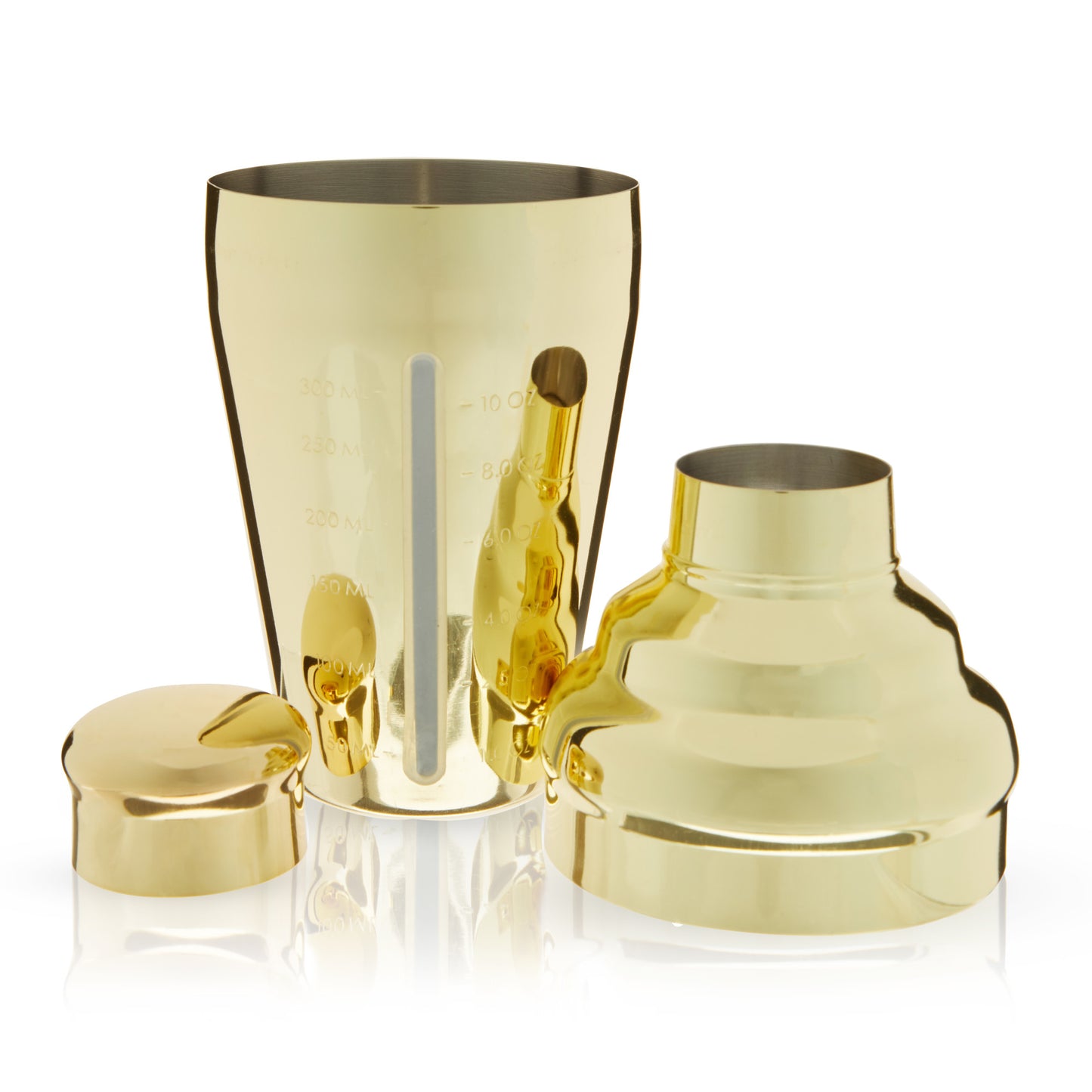 Belmont Measured Cocktail Shaker - Gold