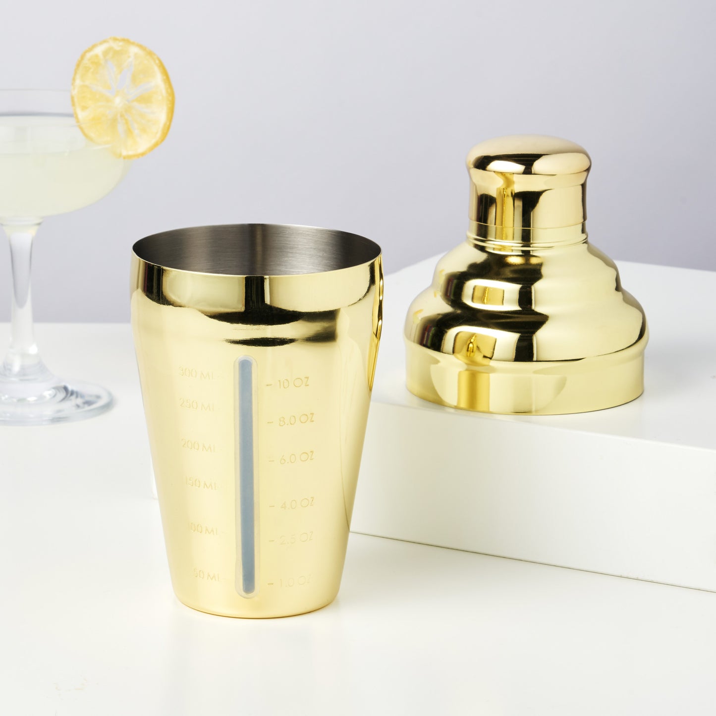 Belmont Measured Cocktail Shaker - Gold