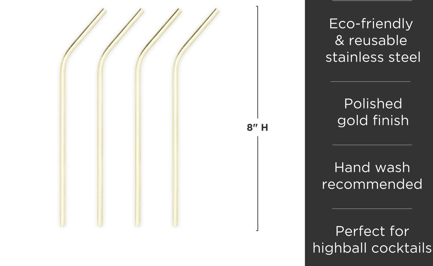 Metal Straws - Gold