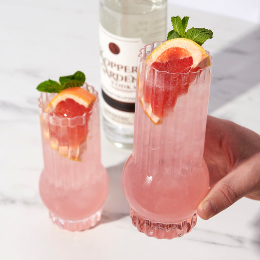 Deco Crystal Highball Glasses