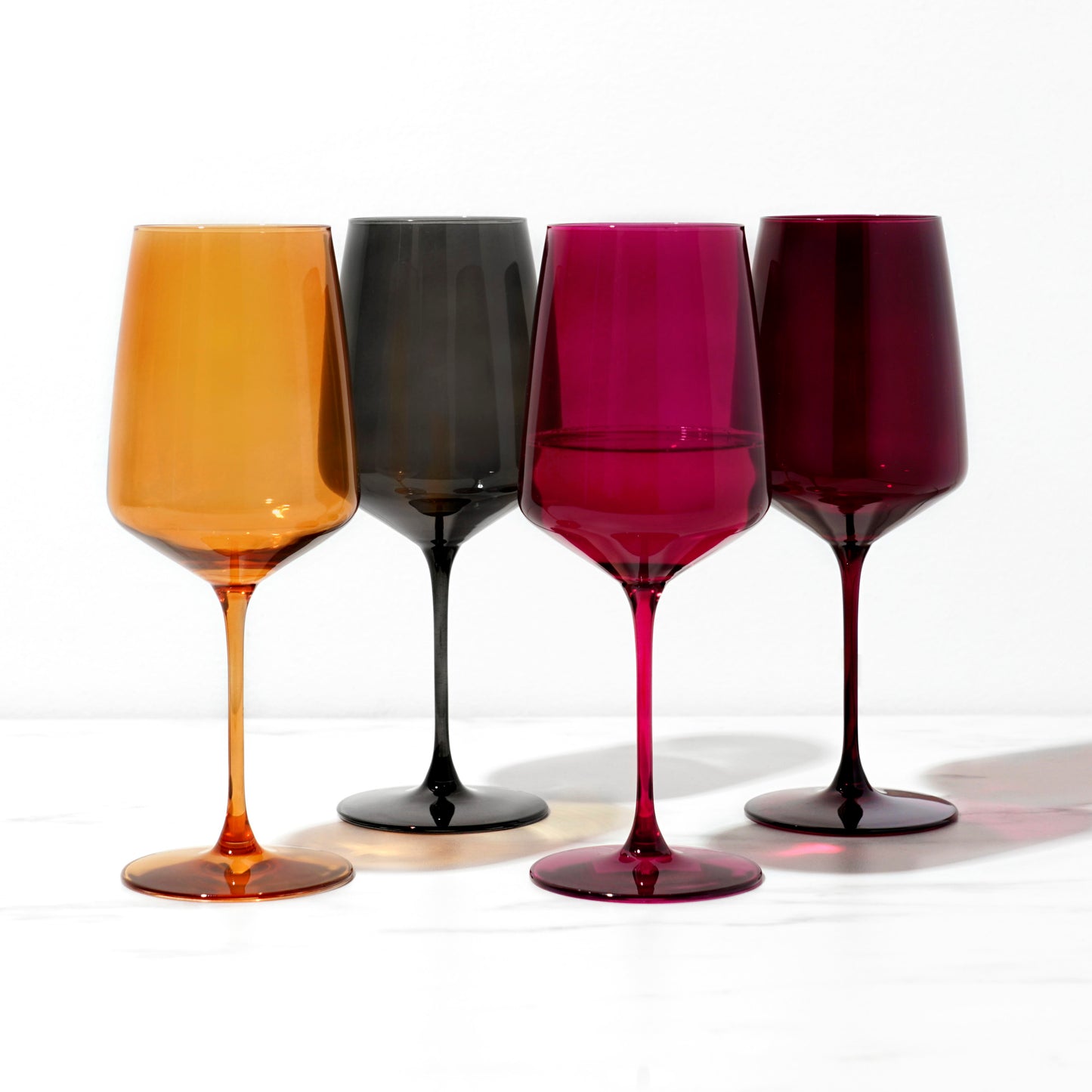 Reserve Nouveau Crystal Wine Glasses - Sunset