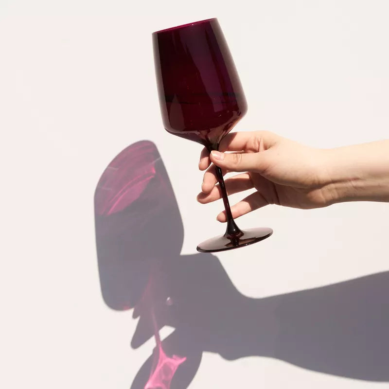 Reserve Nouveau Crystal Wine Glasses - Sunset