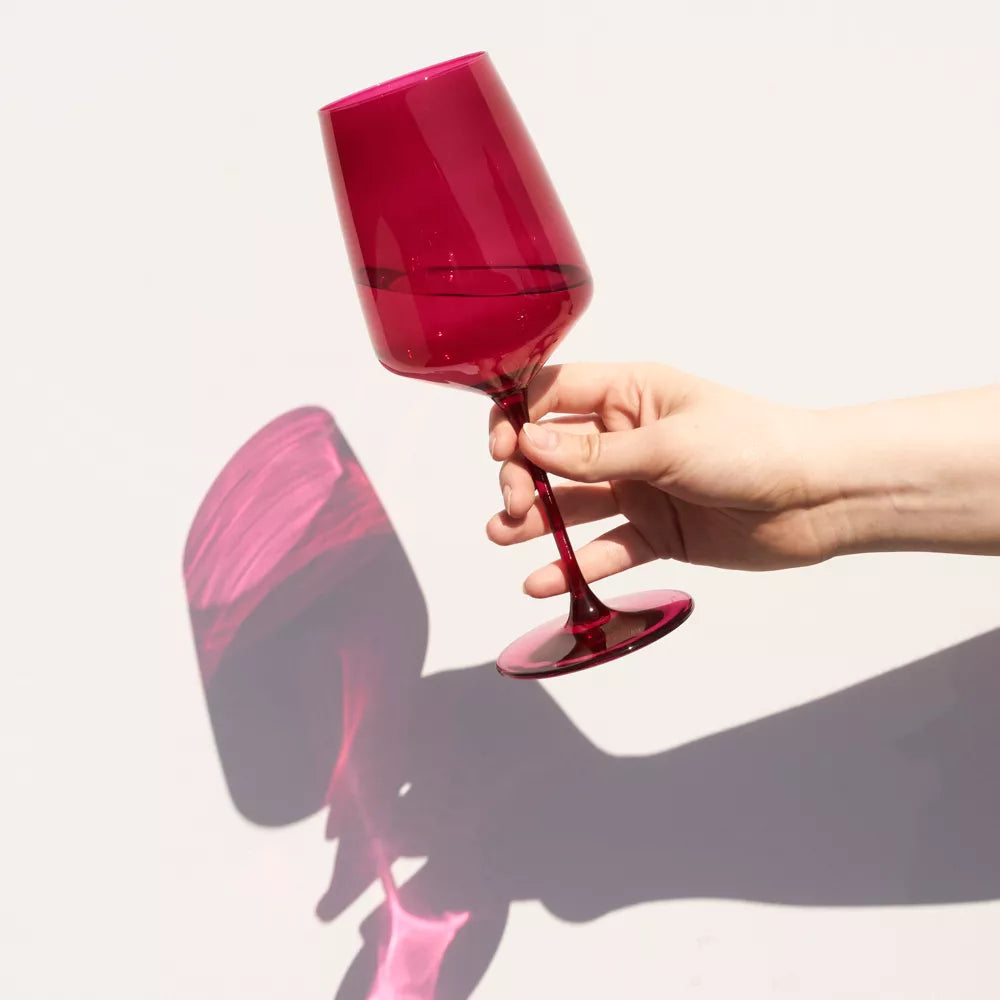 Reserve Nouveau Crystal Wine Glasses - Sunset