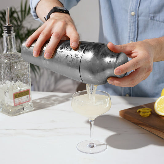 Parisian Cocktail Shaker - Silver