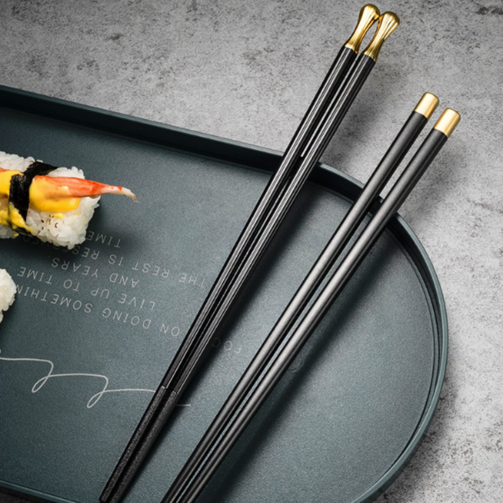 Elegant Reusable Chopsticks - Set of 5
