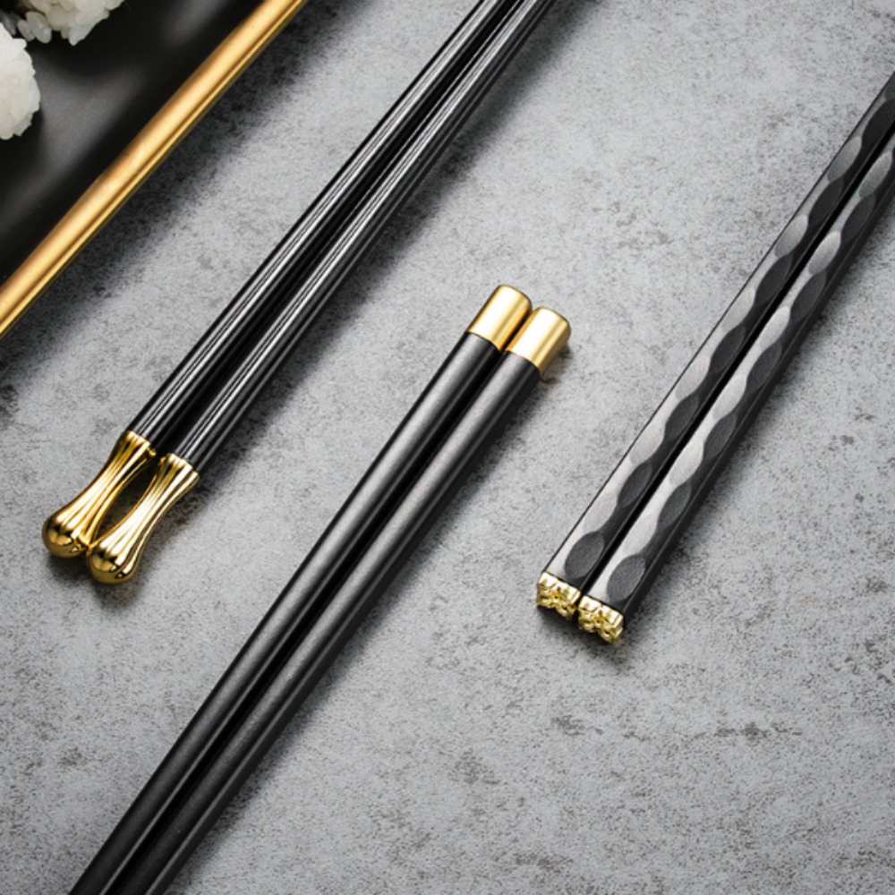 Elegant Reusable Chopsticks - Set of 5