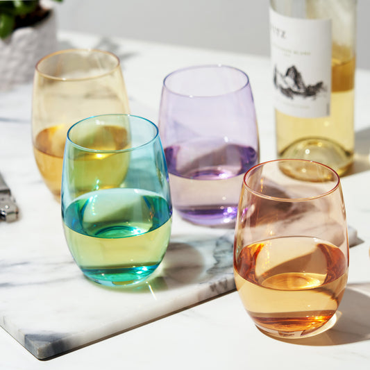 Vino Stemless Wine Glasses - Set of 4