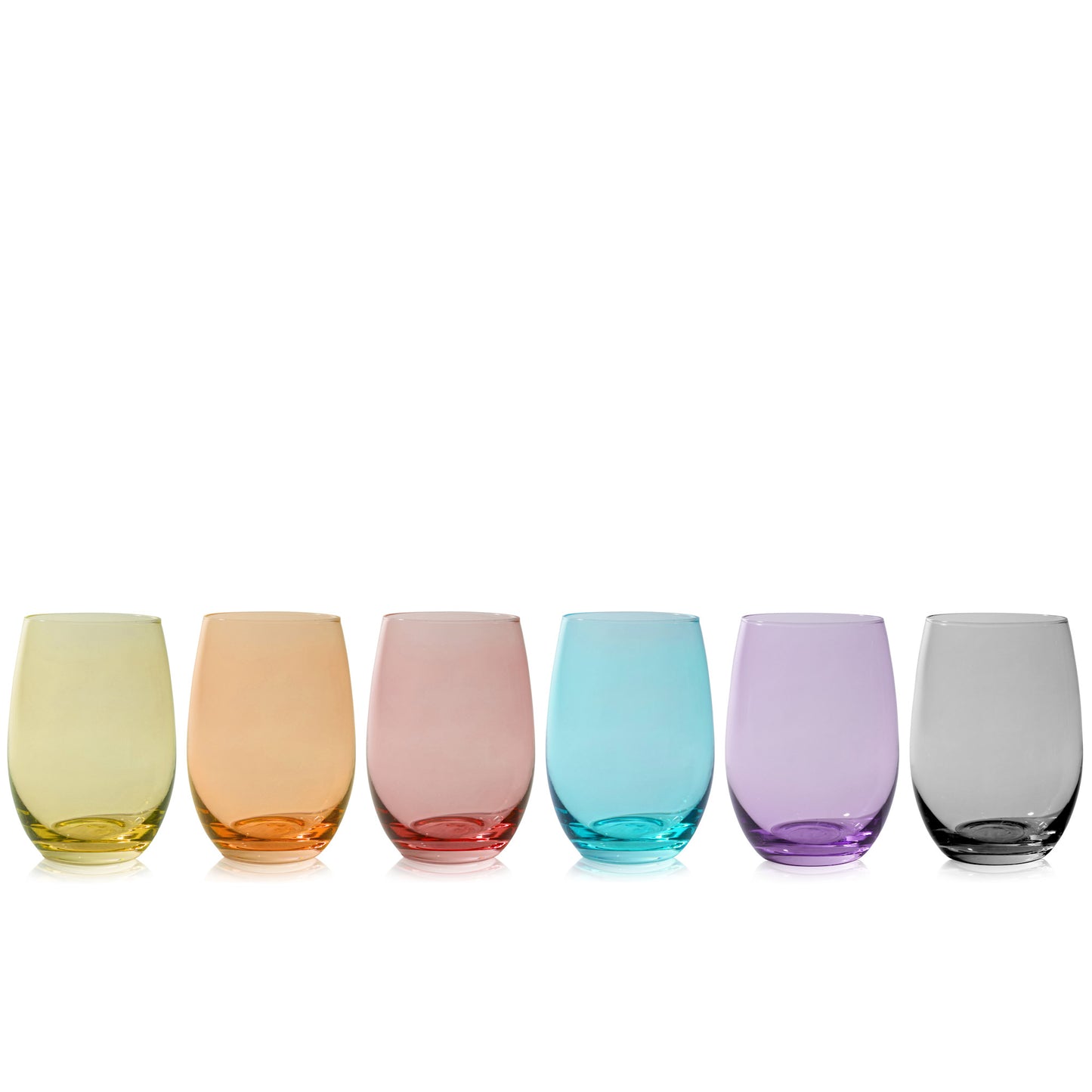 Vino Stemless Wine Glasses - Set of 6