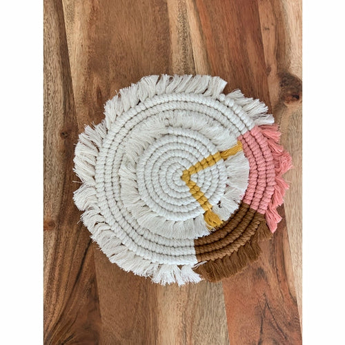 Macramé Drink Coaster - Sold Individually