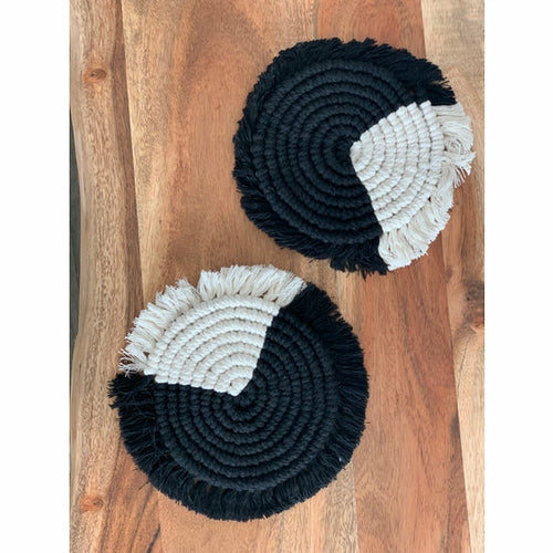 Macramé Drink Coaster - Sold Individually