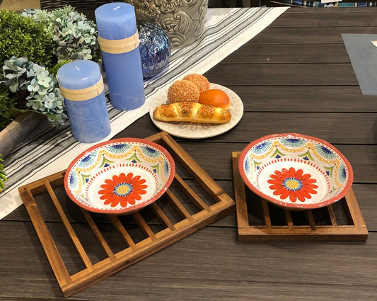 Acacia Trivet Set
