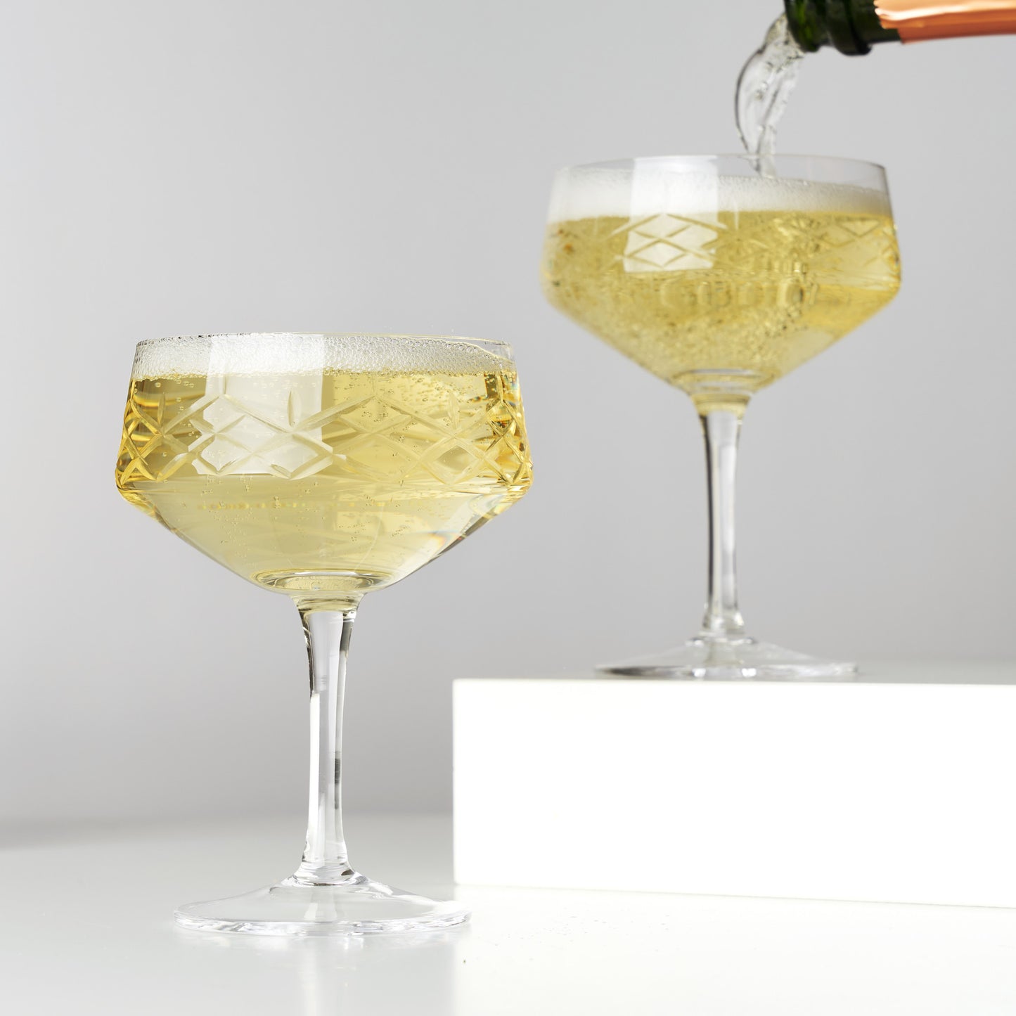 Admiral Crystal Coupe Glasses - Set of 2