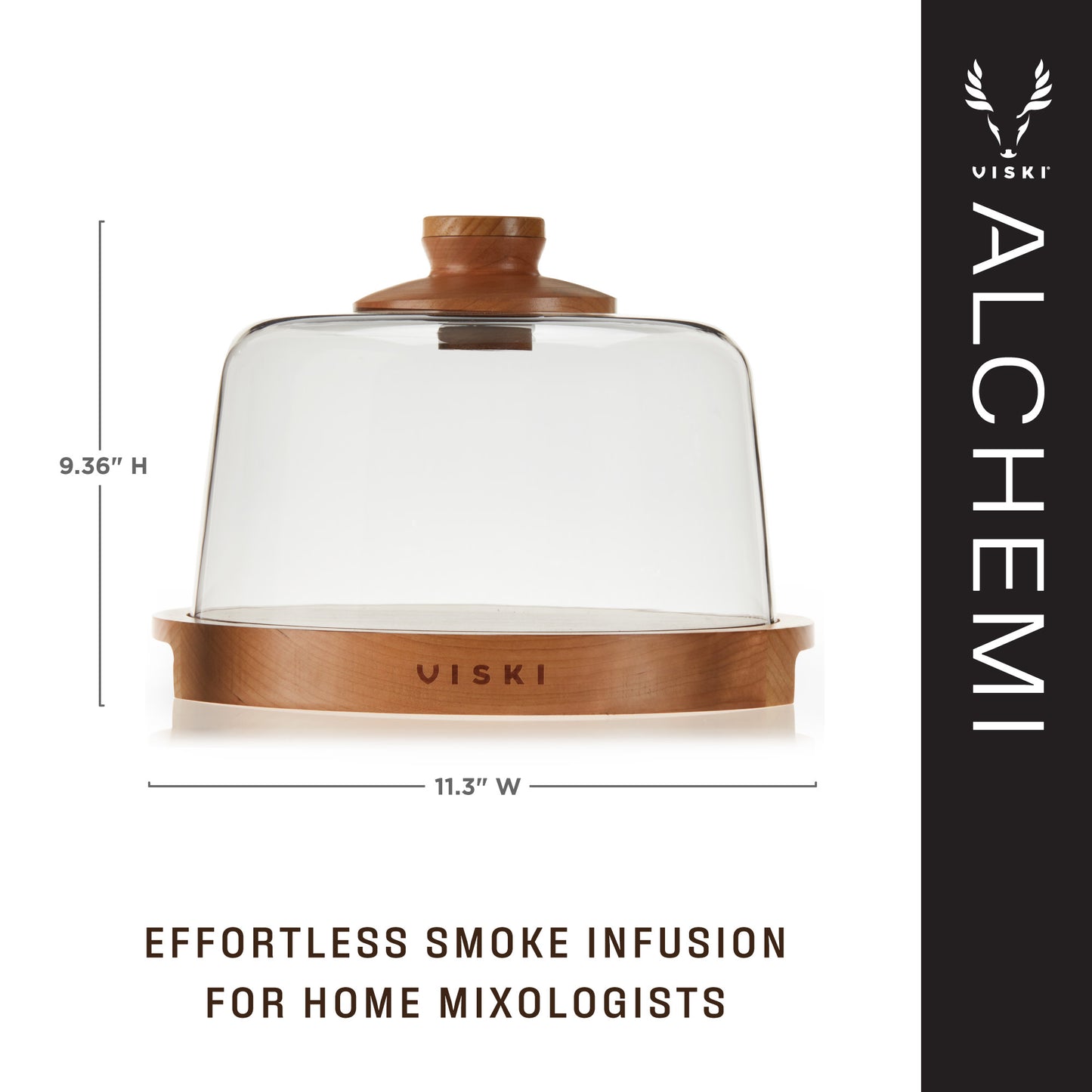 Alchemi Cocktail Smoking Dome – 5-Piece Kit