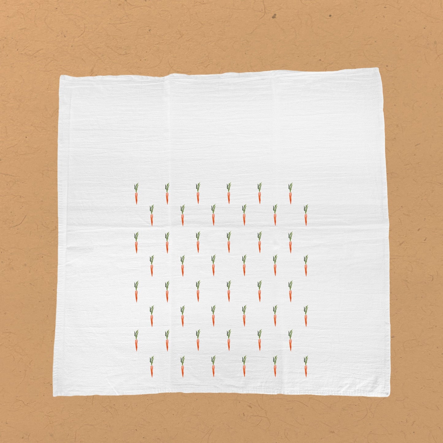 Carrots - Spring Cotton Tea Towel