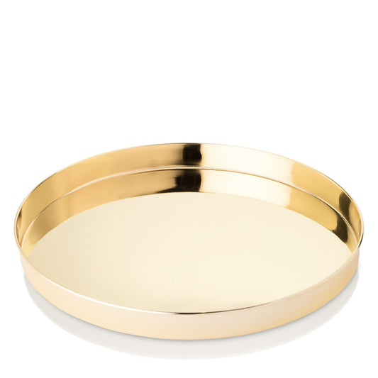 Belmont Round Serving Tray - Gold