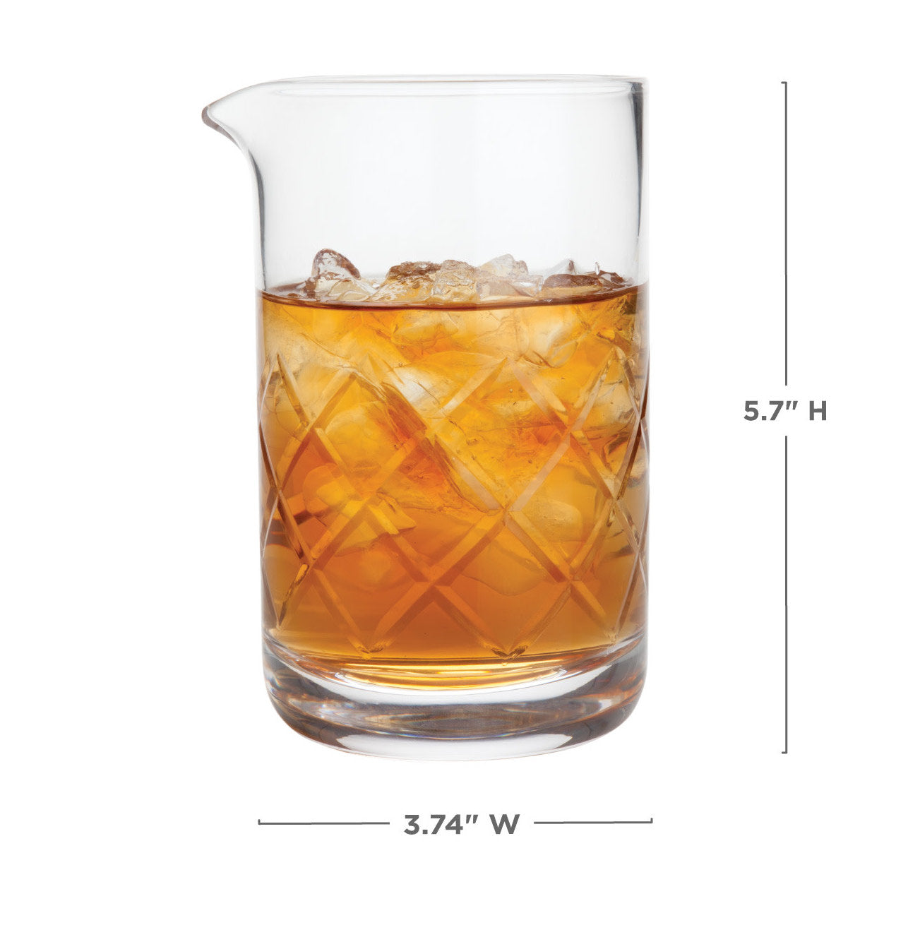 Crystal Mixing Glass