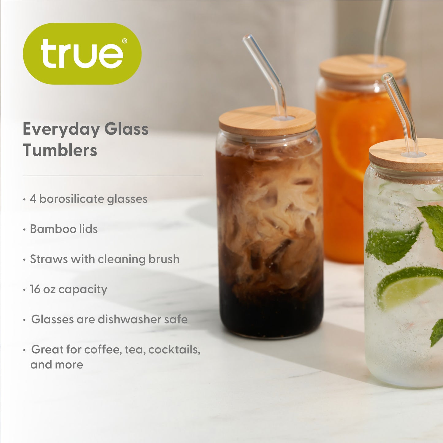 Everyday Glass Tumbler - Set of 4