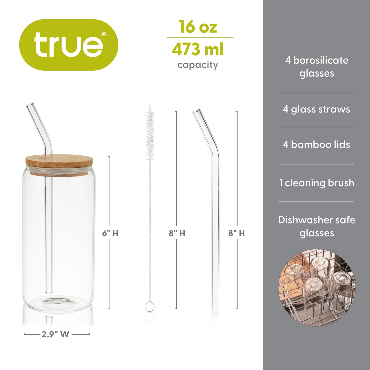 Everyday Glass Tumbler - Set of 4