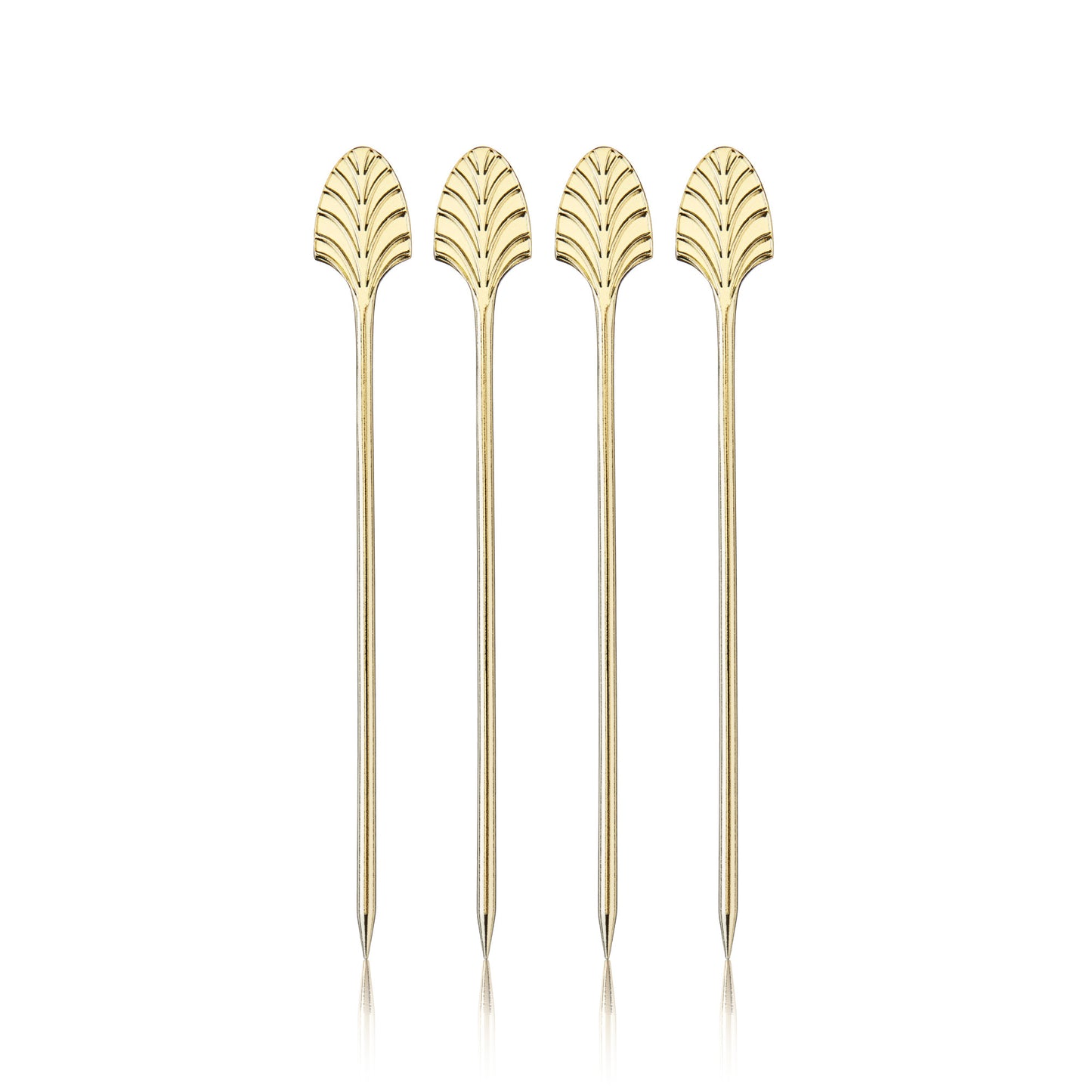 Art Deco Cocktail Picks - Gold