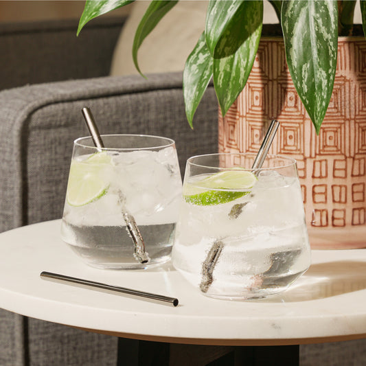 Lowball Straws - Gunmetal