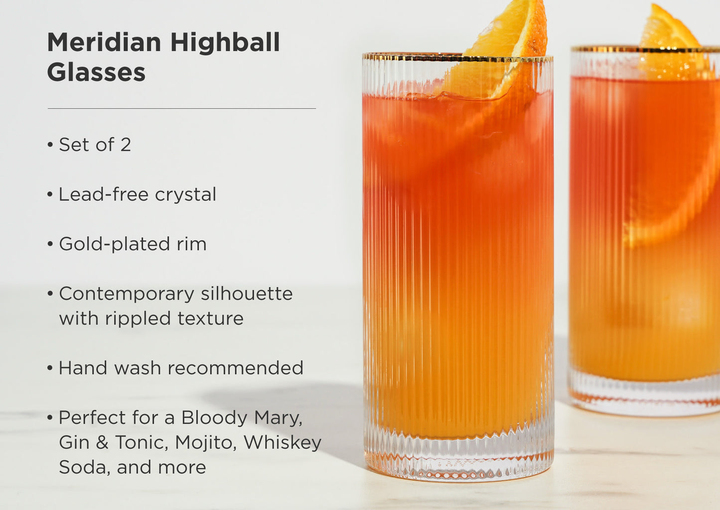 Meridian Highball Glasses