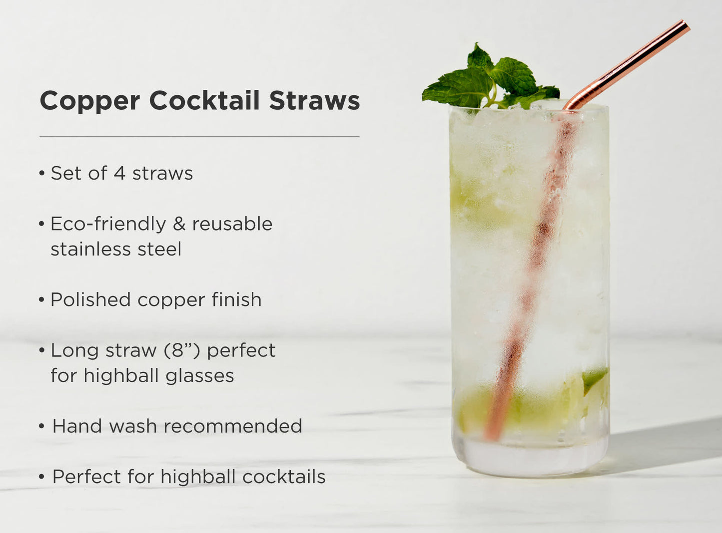 Metal Straws - Copper