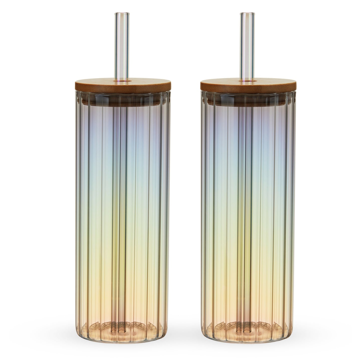 Rainbow Luster Tumblers