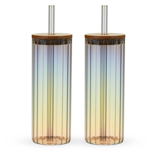 Rainbow Luster Tumblers