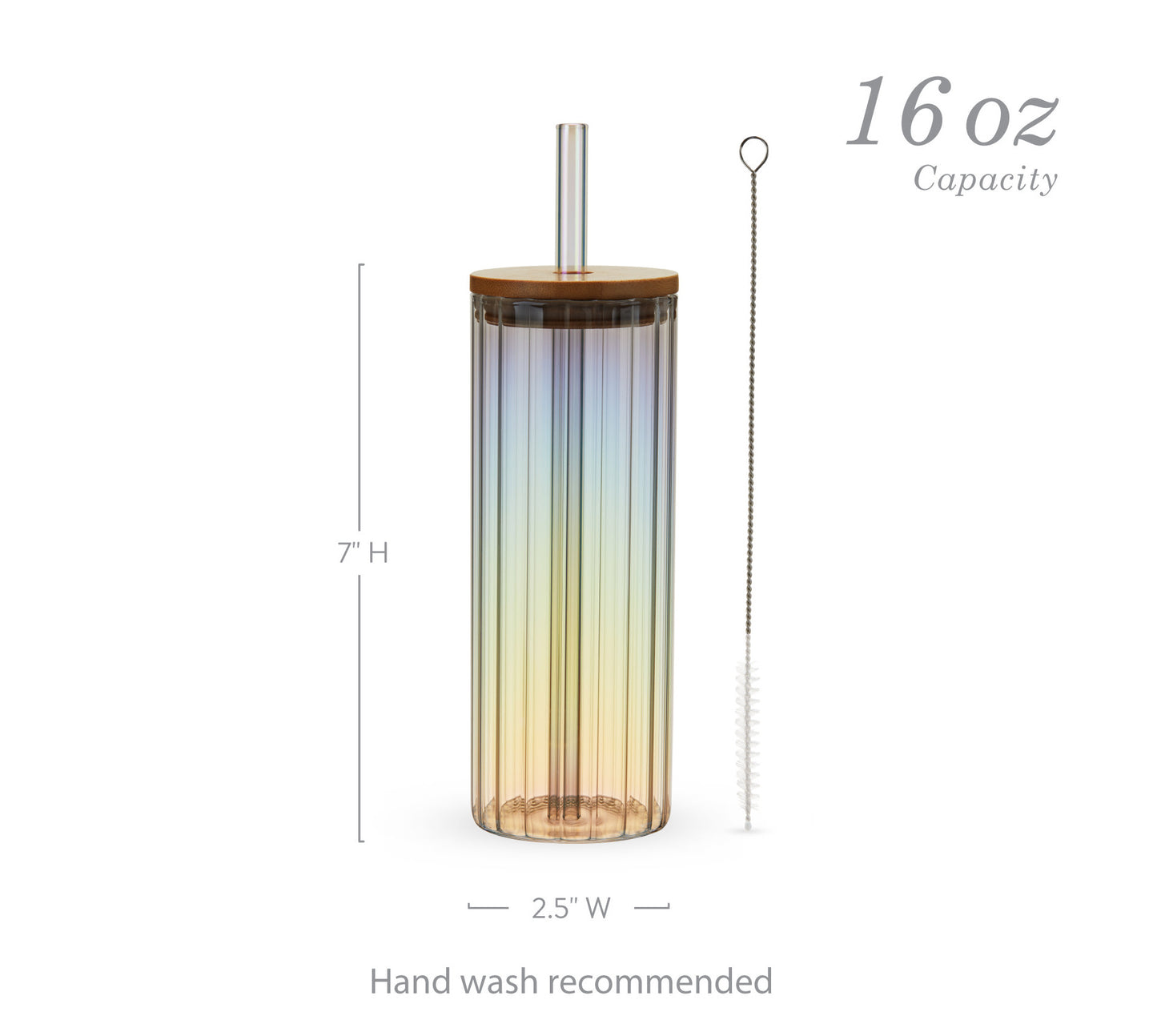 Rainbow Luster Tumblers