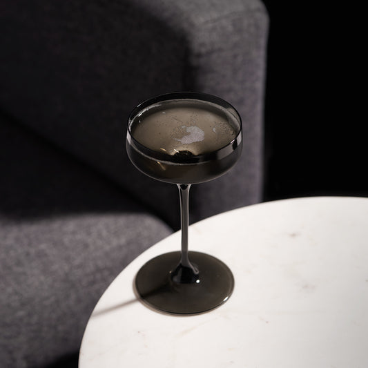 Reserve Nouveau Crystal Coupes in Smoke – Set of 2