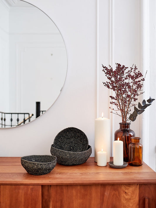 Glitter Bowl - styled as home decor