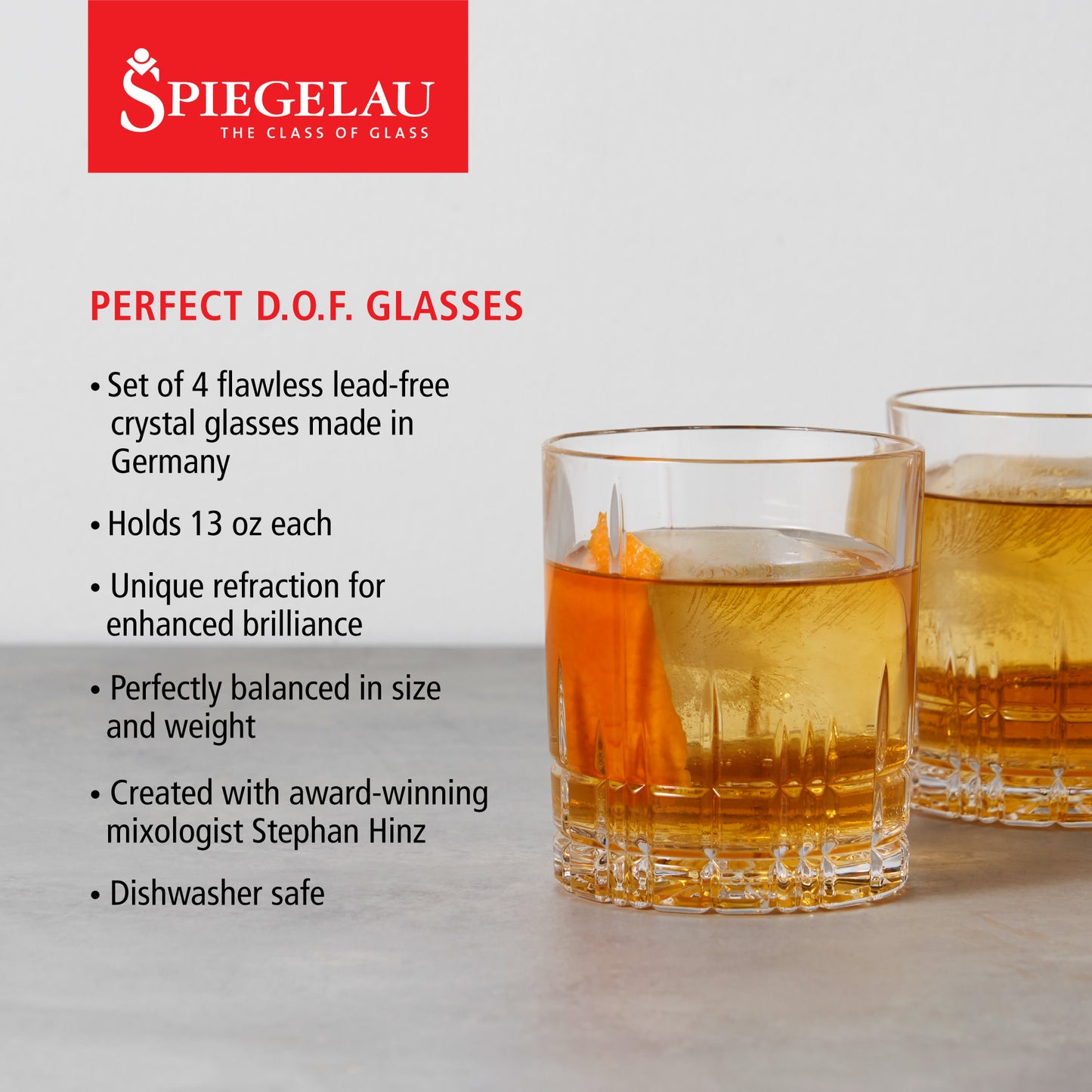 Spiegelau Perfect D.O.F. Glass – Set of 4