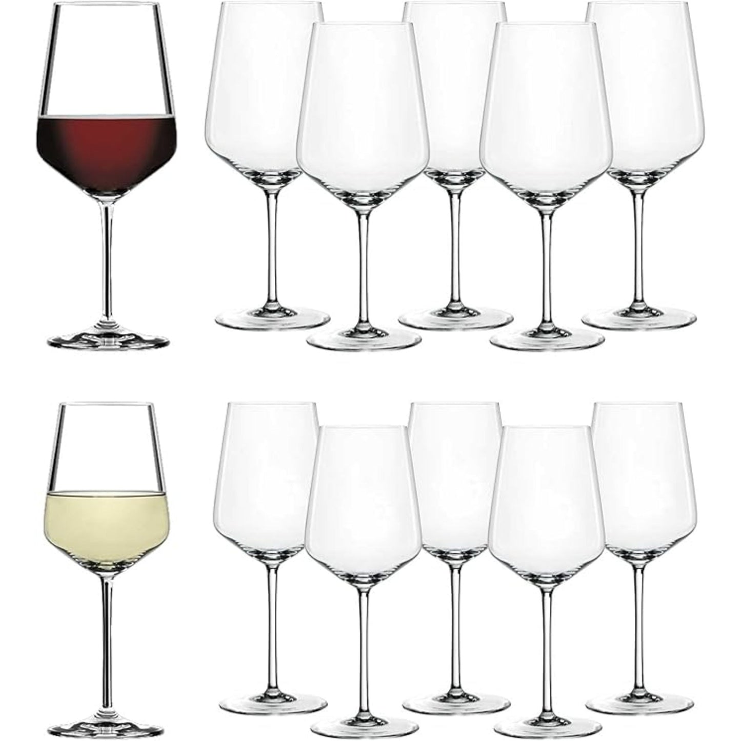 Spiegelau Red and White Wine Glasses - Set of 12