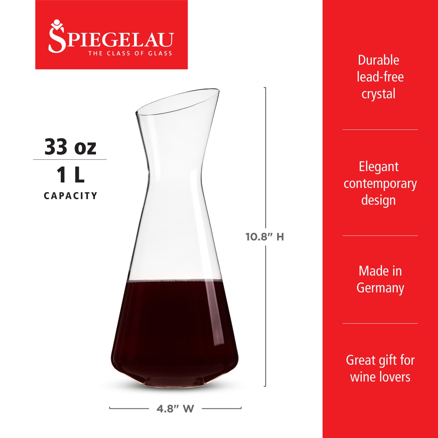 Spiegelau Style 1L Wine Decanter