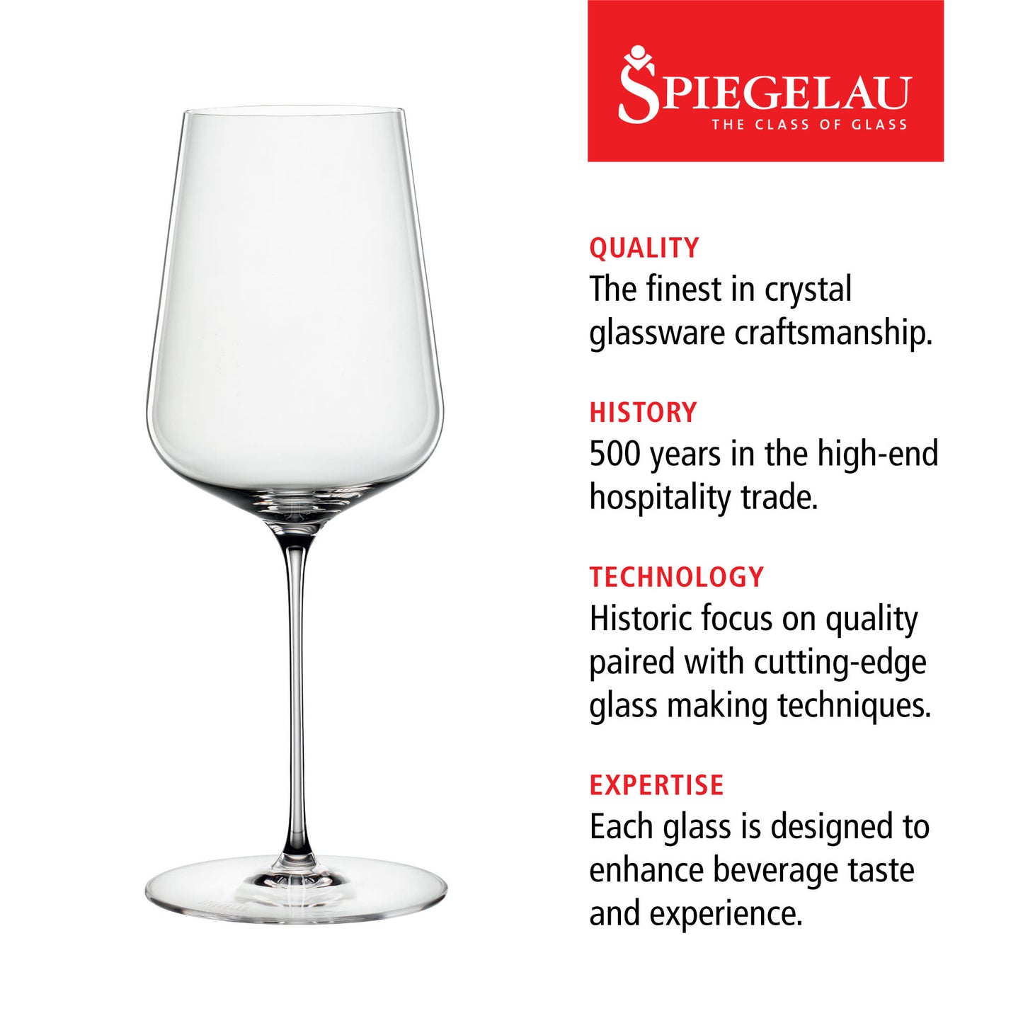 Spiegelau Definition Universal Glass – Set of 4