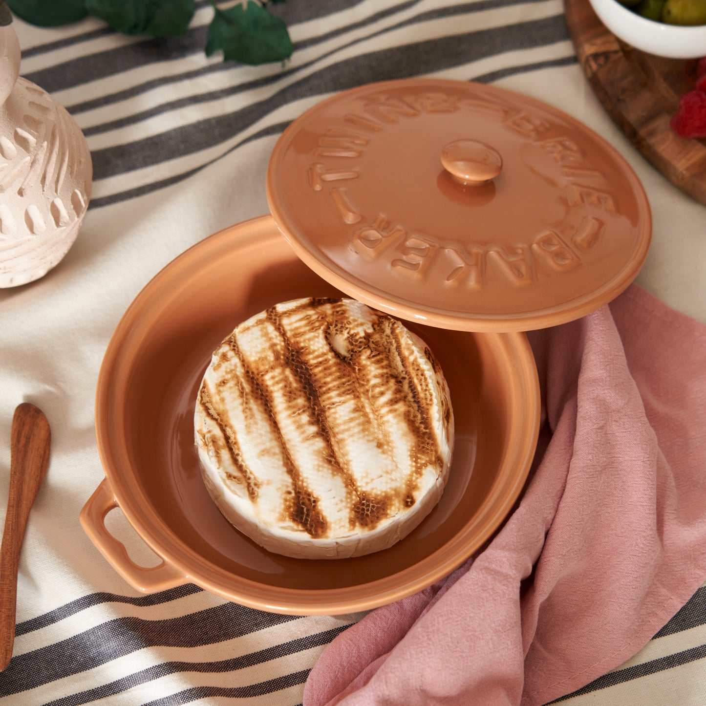 Terracotta Brie Baker Set