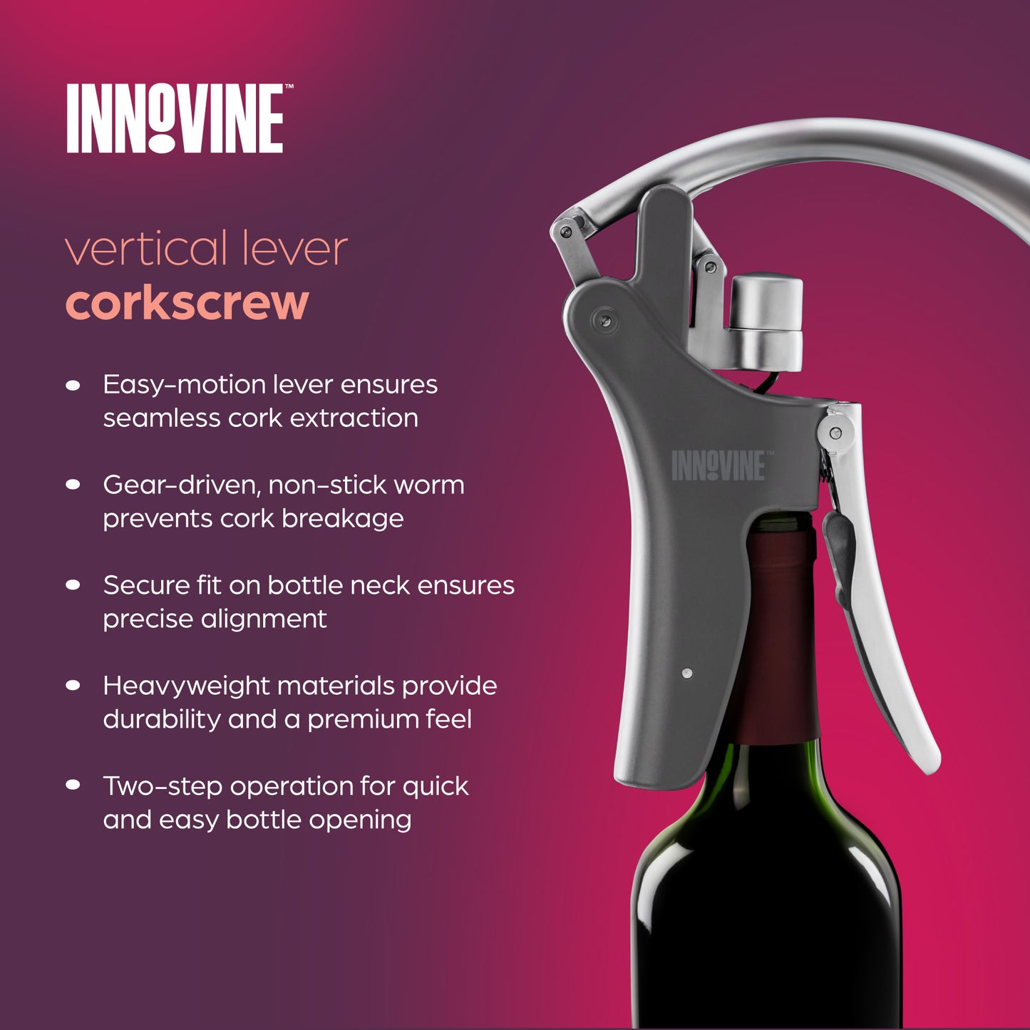 Vertical Lever Corkscrew