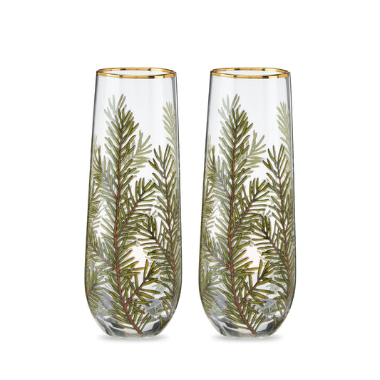 Woodland Stemless Champagne Flute - Set of 2