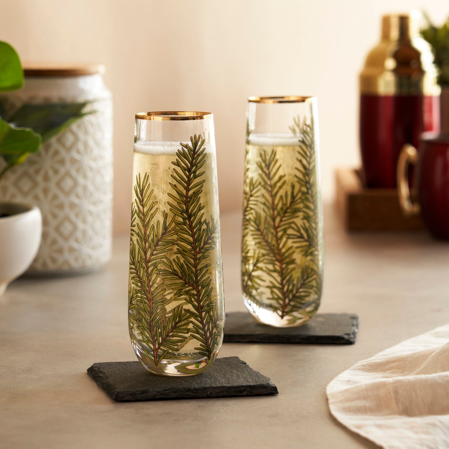 Woodland Stemless Champagne Flute - Set of 2