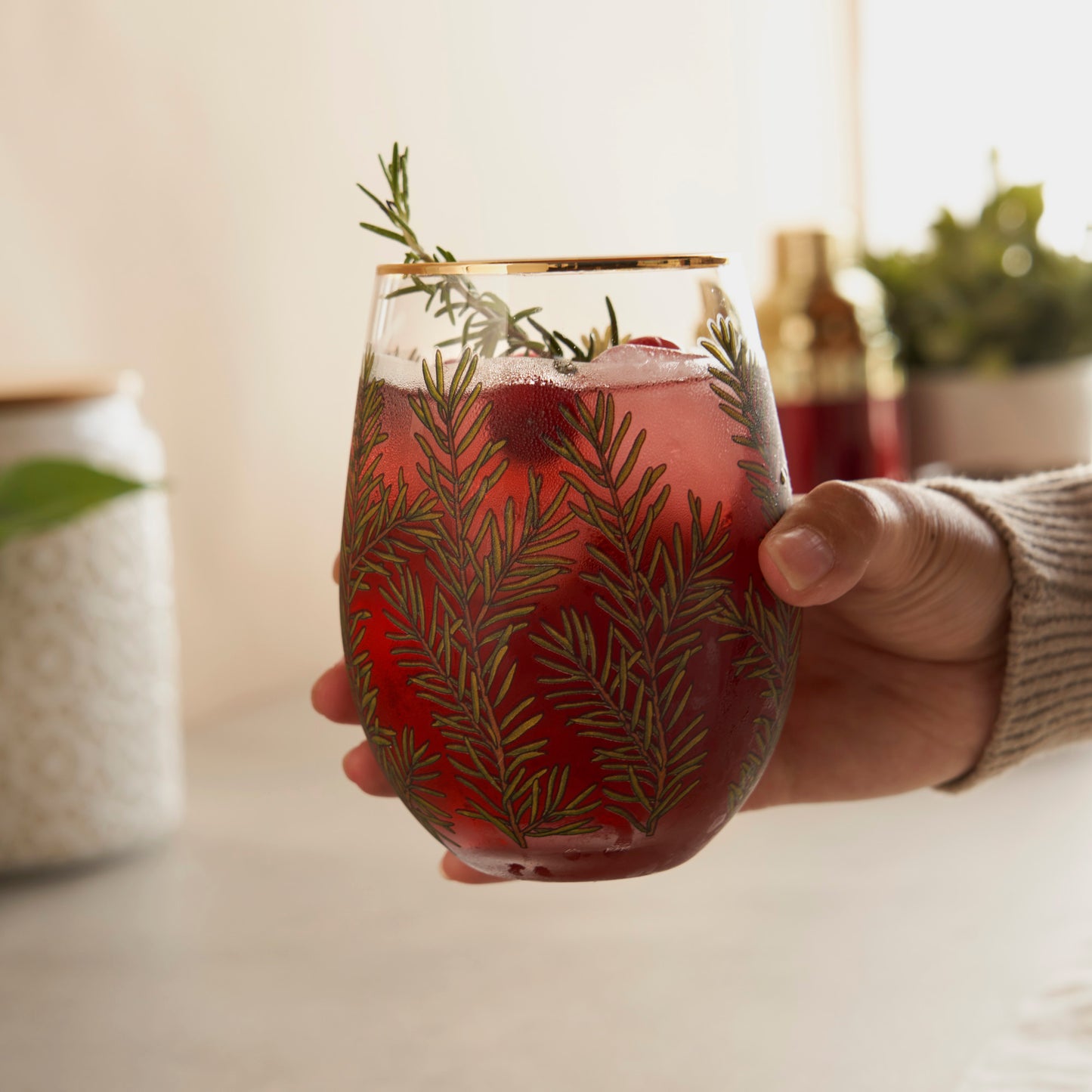 Woodland Stemless Wine Glass - Set of 2