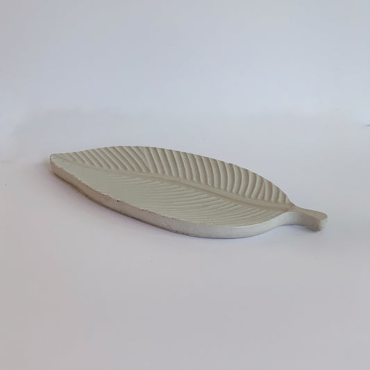Leaf Concrete Trinket Plate
